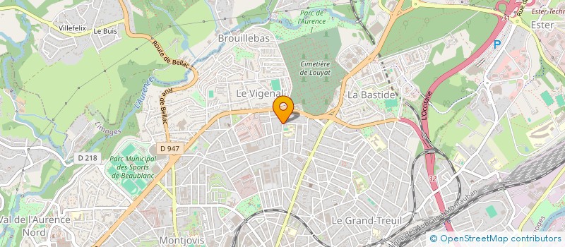 localisation de l'entreprise DIAL PATRIMOINE à LIMOGES