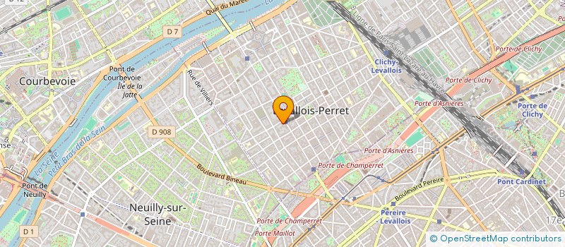 localisation de l'entreprise DIALEA à LEVALLOIS-PERRET