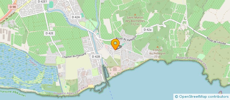 localisation de l'entreprise DIALELEC  LA LONDE-LES-MAURES