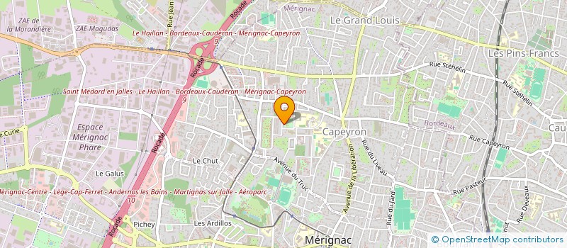 localisation de l'entreprise DIALEXIS à MERIGNAC