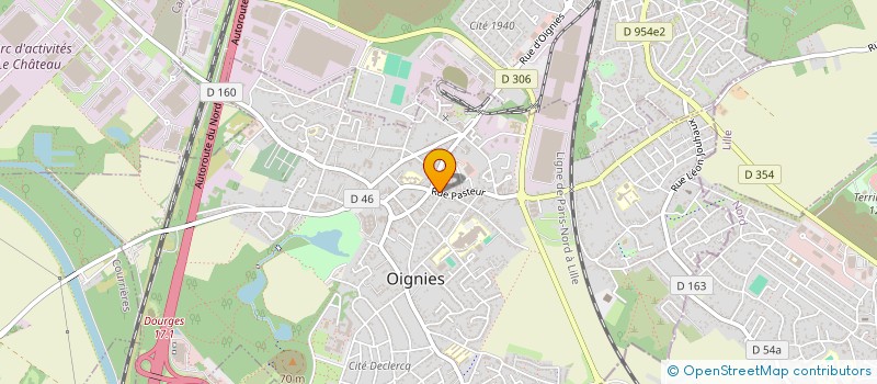 localisation de l'entreprise DIALI  COIFFURE  OIGNIES