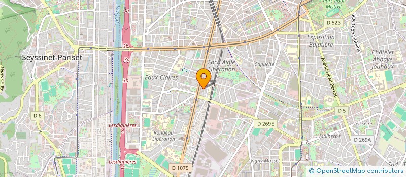 localisation de l'entreprise DIALLO DECO à GRENOBLE