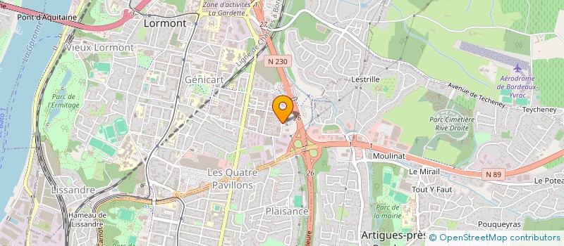 localisation de l'entreprise DIALLO INTER MEDICAL  LORMONT