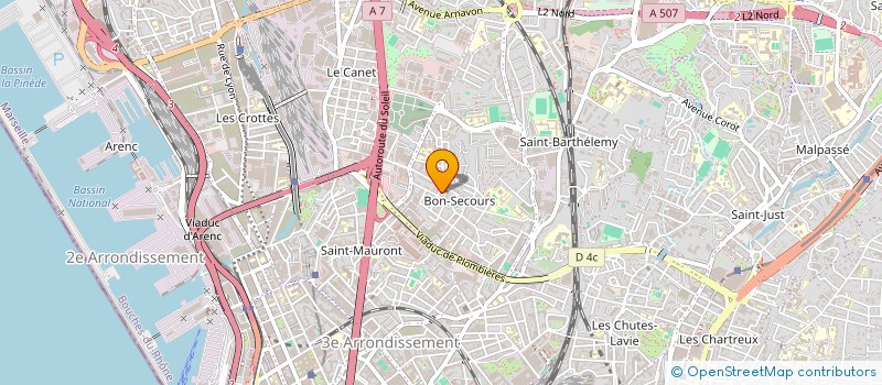 localisation de l'entreprise DIALLO LAMA à MARSEILLE