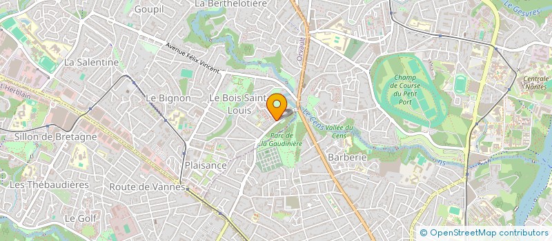 localisation de l'entreprise DIALLO LMNP à ORVAULT