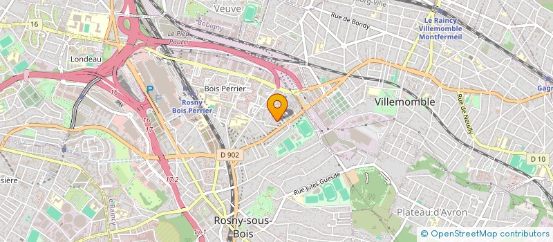 localisation de l'entreprise DIALLO RENOVATION à ROSNY-SOUS-BOIS