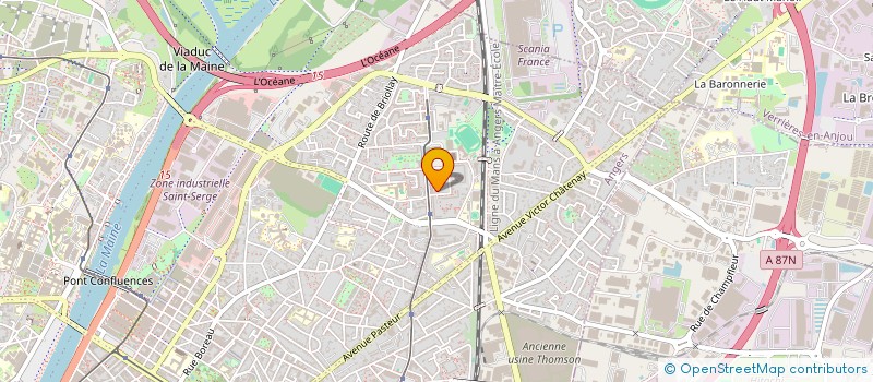 localisation de l'entreprise DIALLO TRANSPORTS à ANGERS