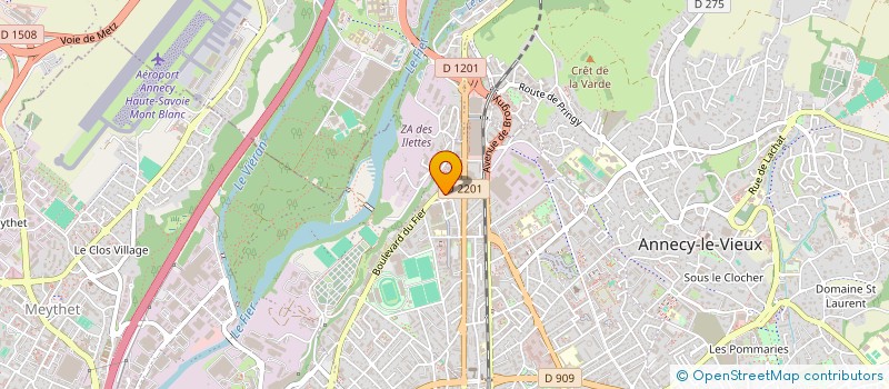 localisation de l'entreprise DIALLO-VTC-74 à ANNECY