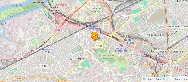 localisation de l'entreprise DIALNA  NANTERRE