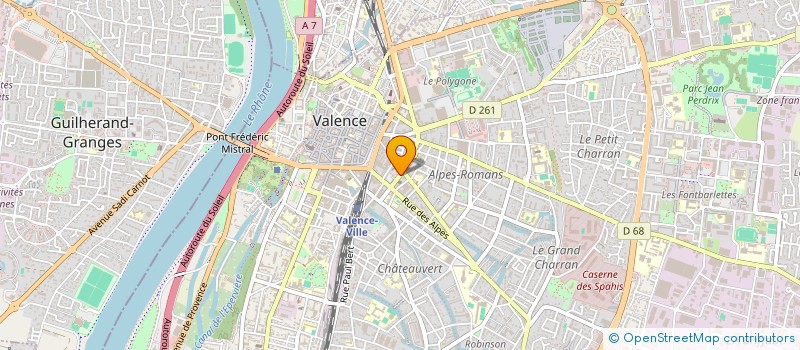localisation de l'entreprise DIALOGU' à VALENCE