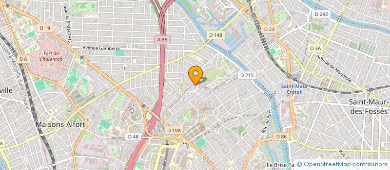 localisation de l'entreprise DIALOGUE DES CULTURES ET DEVELOPPEMENT DU SENEGAL  CRETEIL