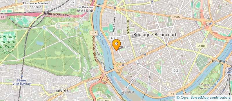 localisation de l'entreprise DIALOGUE EDITIONS CONSEIL à BOULOGNE-BILLANCOURT