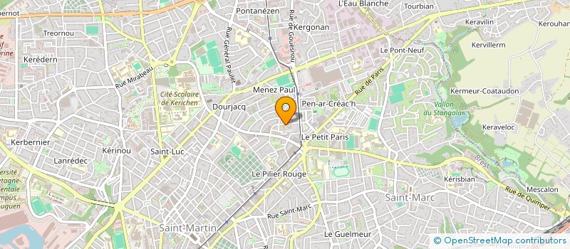 localisation de l'entreprise DIALOGUE OUVERT FINISTERE à BREST