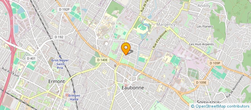 localisation de l'entreprise DIALOGUE SUR LA QUALITE DU TRAVAIL à EAUBONNE