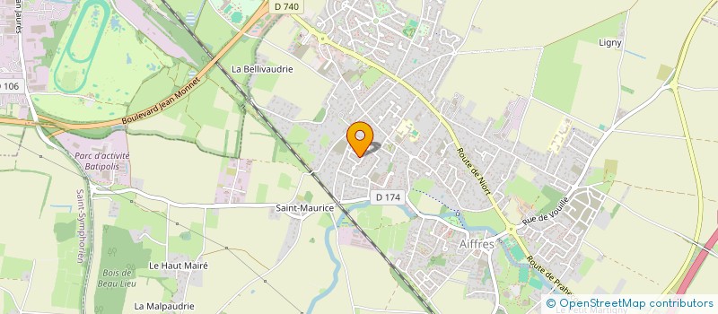 localisation de l'entreprise DIALOGUES, L'ASSOCIATION DES CREATEURS LITUANIENS VIVANT EN FRANCE  AIFFRES