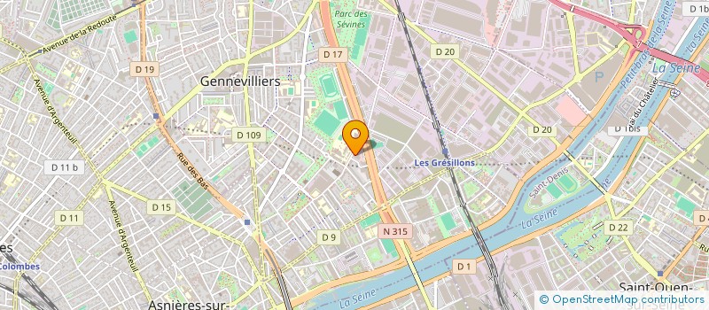 localisation de l'entreprise DIALOGUES PARTENAIRES SERVICES  GENNEVILLIERS