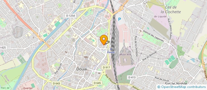 localisation de l'entreprise DIALOX à DOUAI