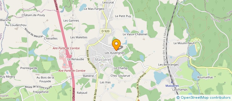 localisation de l'entreprise DIAM  MASSERET