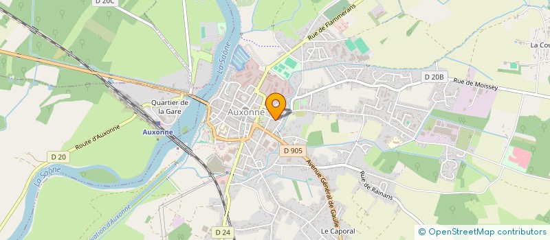 localisation de l'entreprise DIAM  AUXONNE