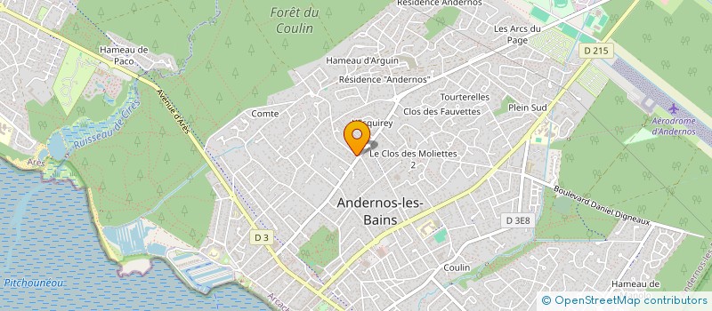 localisation de l'entreprise DIAM  ANDERNOS-LES-BAINS