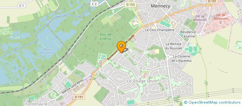 localisation de l'entreprise DIAM  MENNECY