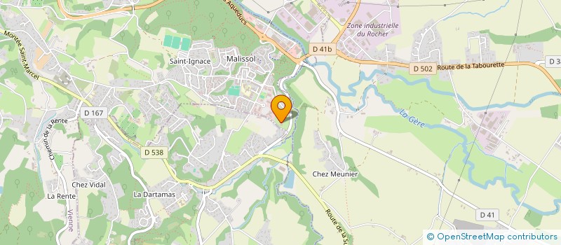 localisation de l'entreprise DIAM LASER  LUZINAY