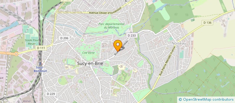 localisation de l'entreprise DIAM PROSERVICE  SUCY-EN-BRIE