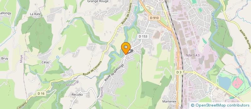 localisation de l'entreprise DIAM'S AVENUE  RUMILLY