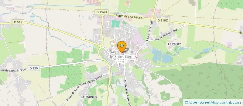 localisation de l'entreprise DIAM'S TWIRLING CLUB  SAINT-ETIENNE-DE-SAINT-GEOIRS