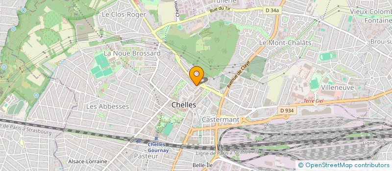 localisation de l'entreprise DIAMALE TRANSPORT  CHELLES