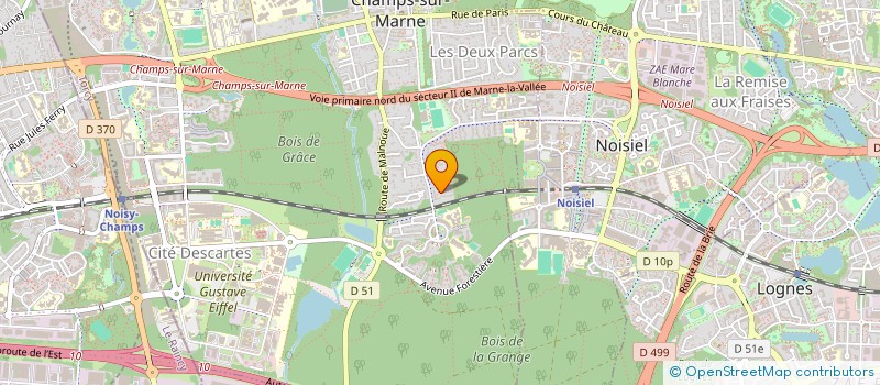 localisation de l'entreprise DIAMANCE à CHAMPS-SUR-MARNE