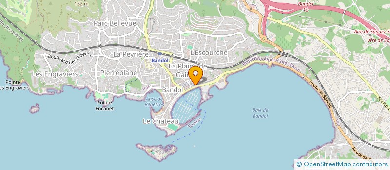 localisation de l'entreprise DIAMAND à BANDOL