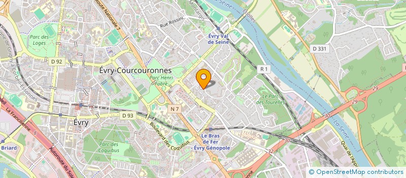 localisation de l'entreprise DIAMAND CARS à EVRY-COURCOURONNES