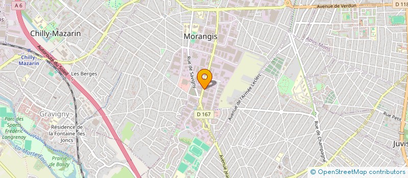localisation de l'entreprise DIAMAND GRAPHIC à MORANGIS