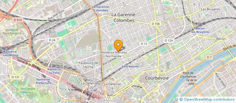 localisation de l'entreprise DIAMANET à COURBEVOIE