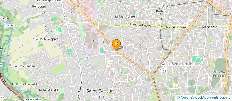localisation de l'entreprise DIAMANT à SAINT-CYR-SUR-LOIRE