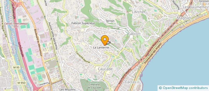 localisation de l'entreprise DIAMANT à NICE