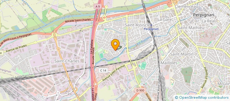 localisation de l'entreprise DIAMANT  PERPIGNAN