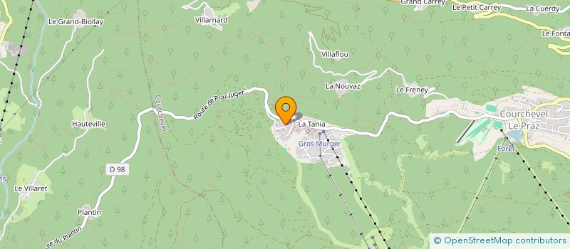 localisation de l'entreprise DIAMANT à COURCHEVEL
