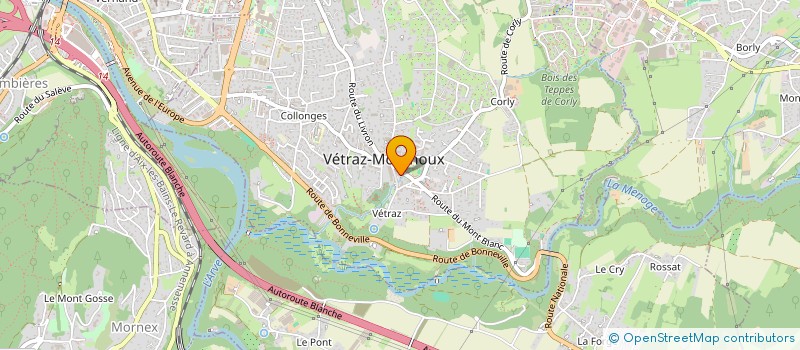 localisation de l'entreprise DIAMANT  VETRAZ-MONTHOUX