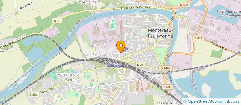 localisation de l'entreprise DIAMANT à MONTEREAU-FAULT-YONNE