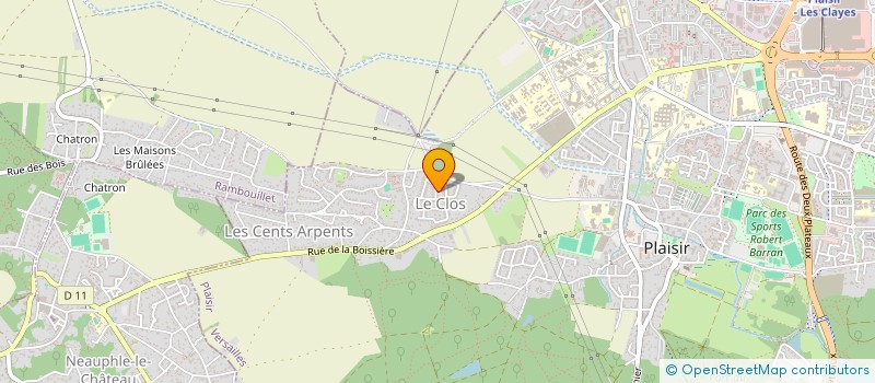 localisation de l'entreprise DIAMANT  PLAISIR