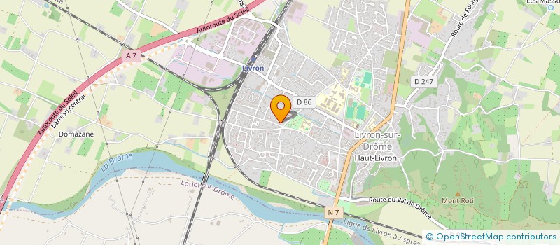 localisation de l'entreprise DIAMANT  LIVRON-SUR-DROME