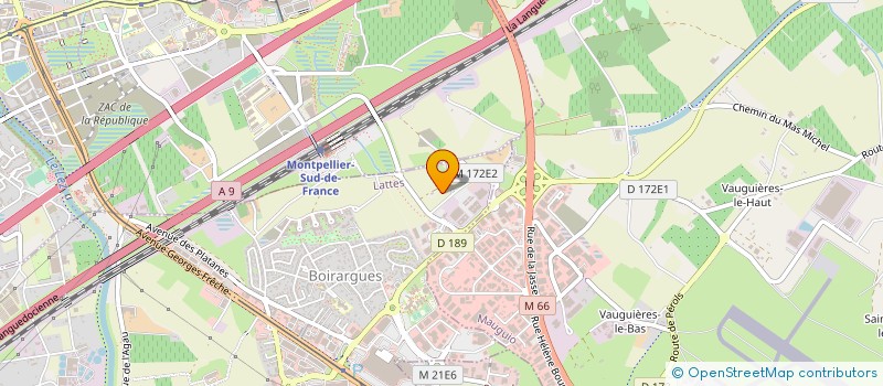 localisation de l'entreprise DIAMANT AUTOMOBILES-GROUPE CAPEL à LATTES