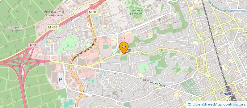localisation de l'entreprise DIAMANT BATIMENT à NANCY