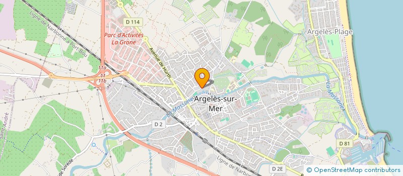 localisation de l'entreprise DIAMANT BAY  ARGELES-SUR-MER