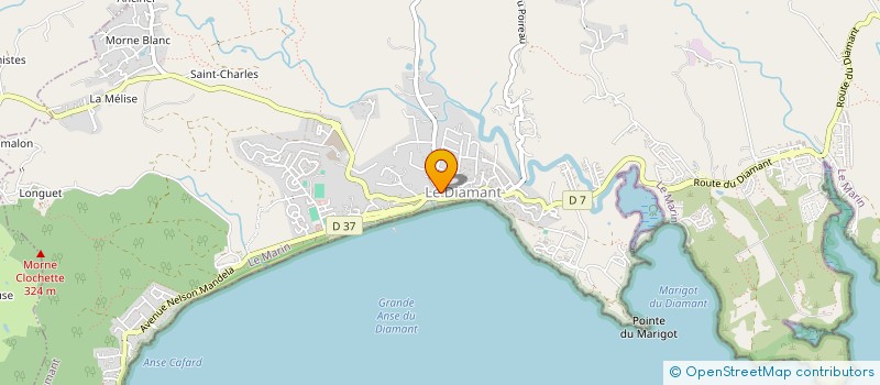 localisation de l'entreprise DIAMANT BEACH DIFFUSION  DIAMANT