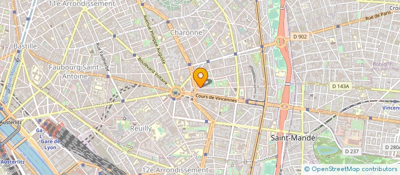 localisation de l'entreprise DIAMANT BEAUTE  PARIS