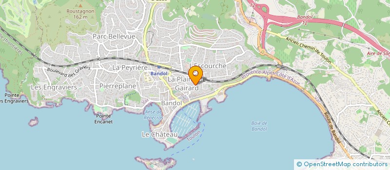 localisation de l'entreprise DIAMANT BLEU à BANDOL
