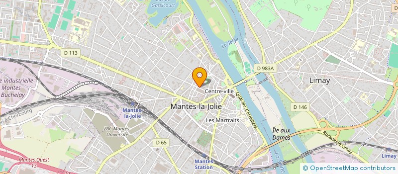 localisation de l'entreprise DIAMANT BLEU SAPHIR à MANTES-LA-JOLIE
